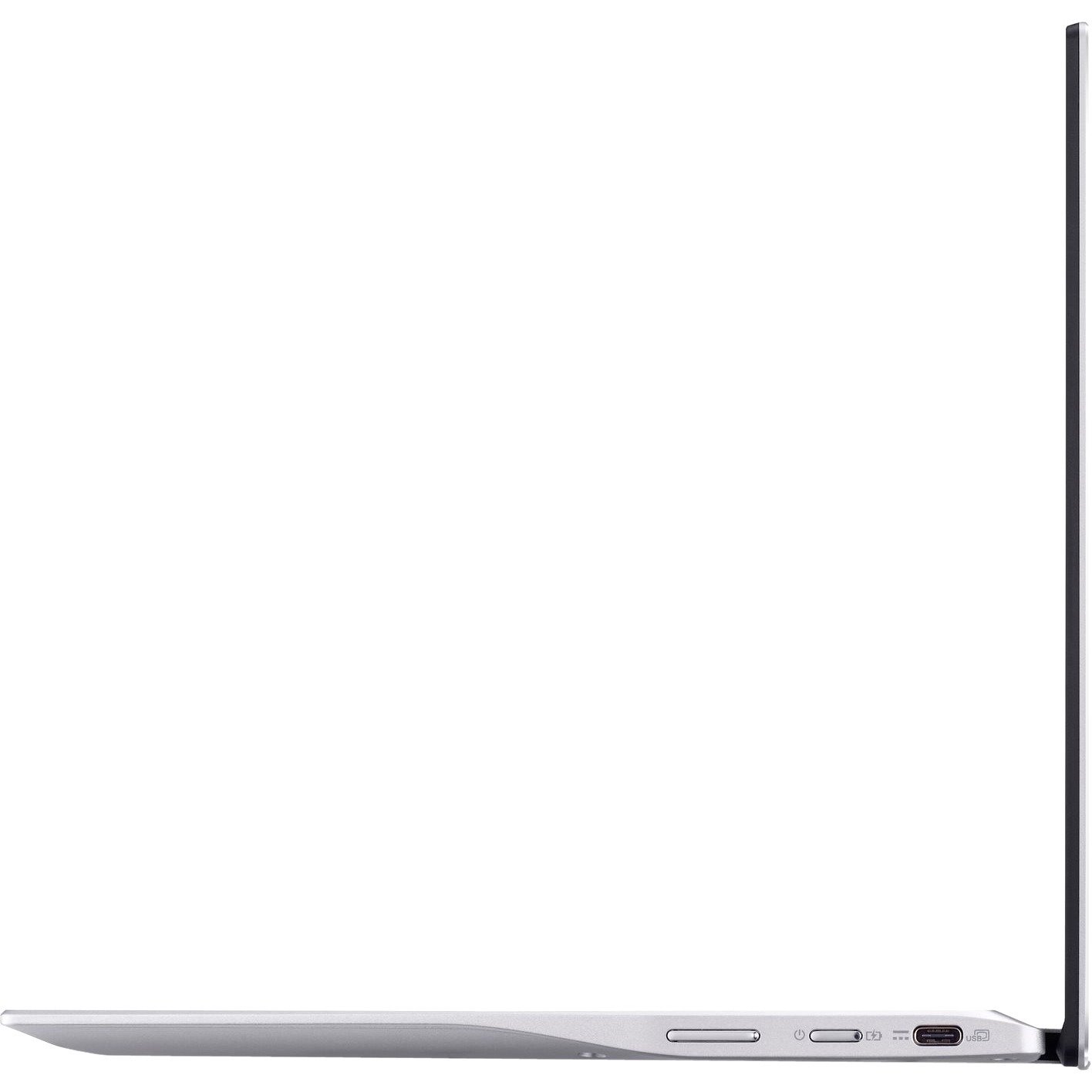 Acer Chromebook Spin 513 CP513-1H CP513-1H-S60F 13.3" Touchscreen Convertible 2 in 1 Chromebook - Full HD - Qualcomm Snapdragon 7c SC7180 - 4 GB - 64 GB Flash Memory - English (US) Keyboard - Pure Silver