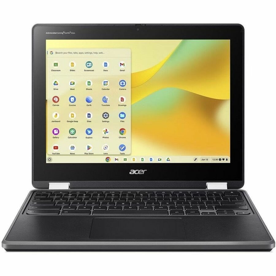 Acer Chromebook Spin 512 R857TN R857TN-P5QA 12.2" Touchscreen Convertible 2 in 1 Chromebook - WUXGA - Intel - 8 GB - 64 GB Flash Memory - English (US) Keyboard - Black