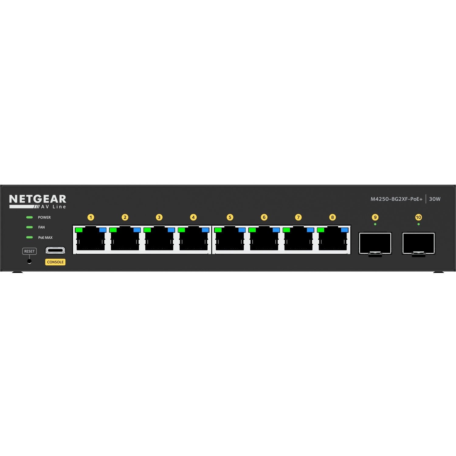 Netgear AV Line M4250 GSM4210PX Ethernet Switch