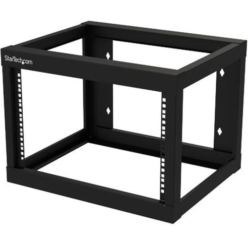 STARTECH 2-POST 6U HEAVY-DUTY WALL-MOUNT NETWORK RACK, 19" OPEN FRAME SERVER RACK, 18" DEE