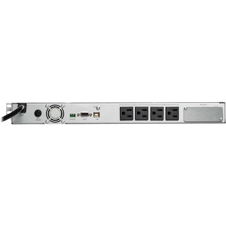 Tripp Lite by Eaton SmartPro 750VA 600W Line-Interactive Sine Wave UPS, AVR, 120V, 4 Outlets, Network Card Option, USB, DB9, 1U Rack/Tower