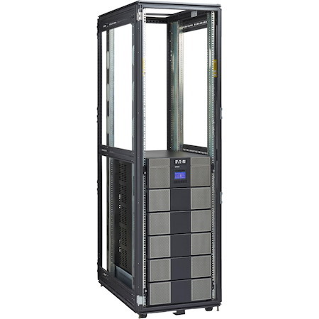 Eaton 9PXM 20kVA 18kW 208-240V N+1 Modular Scalable Online Double-Conversion UPS, Hardwired Input / Output, Cybersecure Network Card Included, 21U, TAA