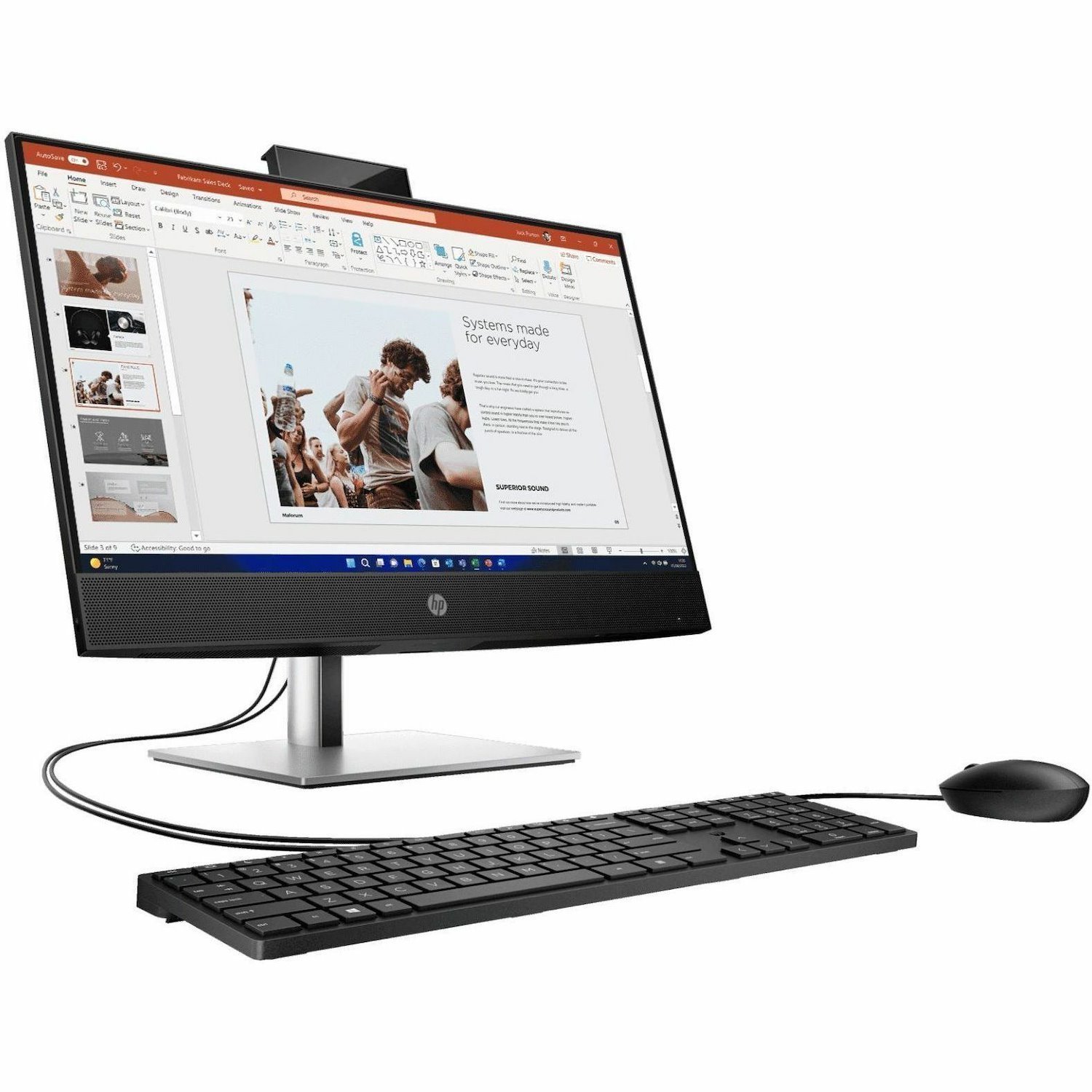 HP ProOne 440 G9 All-in-One Computer - Intel Core i5 12th Gen i5-12500 - 16 GB - 256 GB SSD - 23.8" Full HD - Desktop