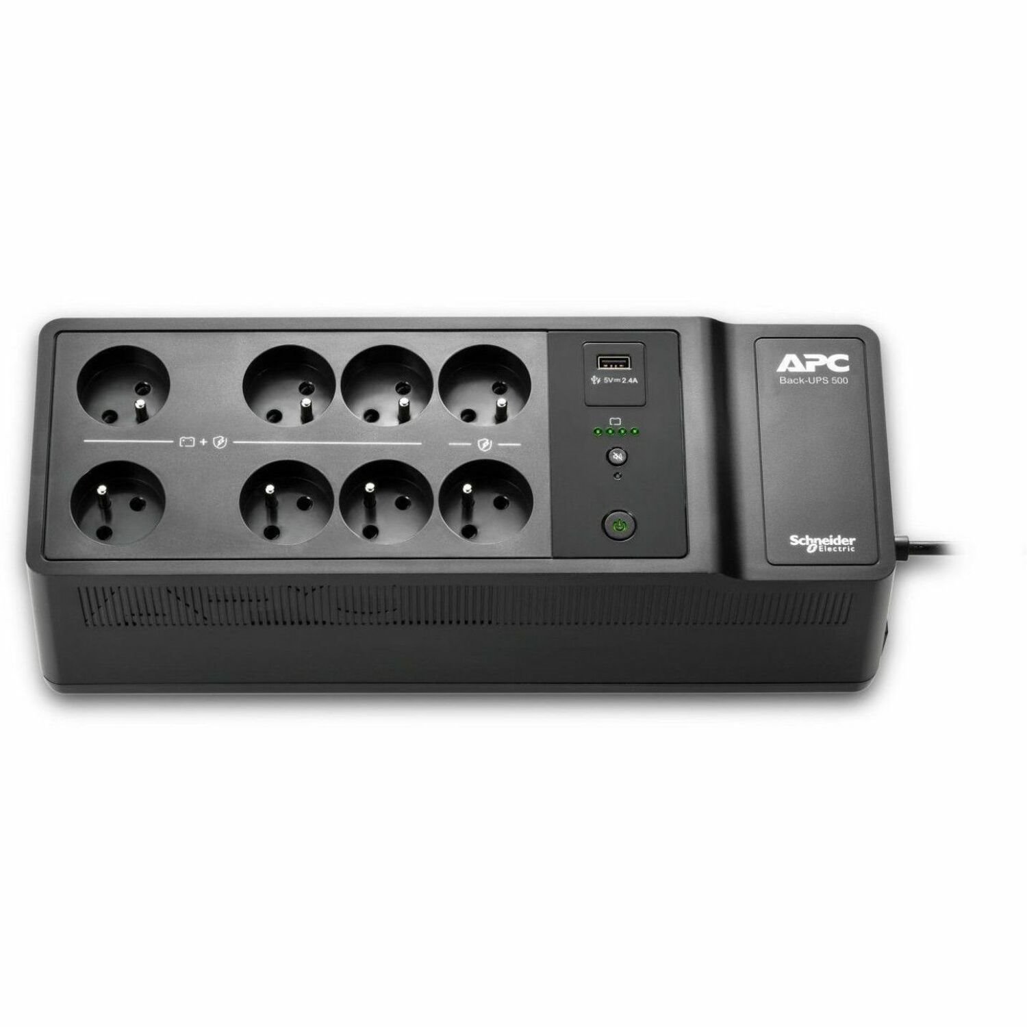 APC by Schneider Electric Back-UPS Standby UPS - 500 VA/300 W