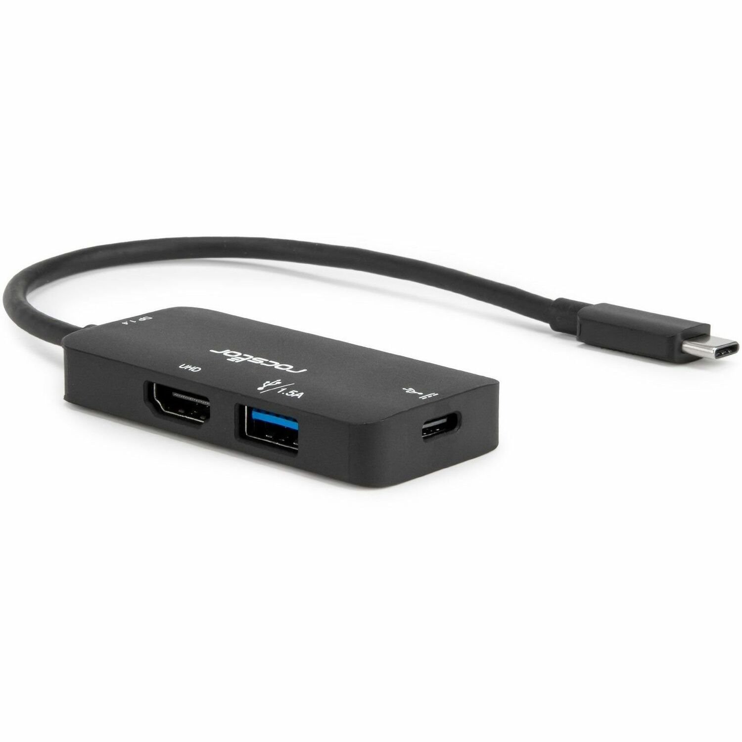 Rocstor Premium Type-C to HDMI/USB-A/Type-C Female (PD & Data) Multiport Adapter