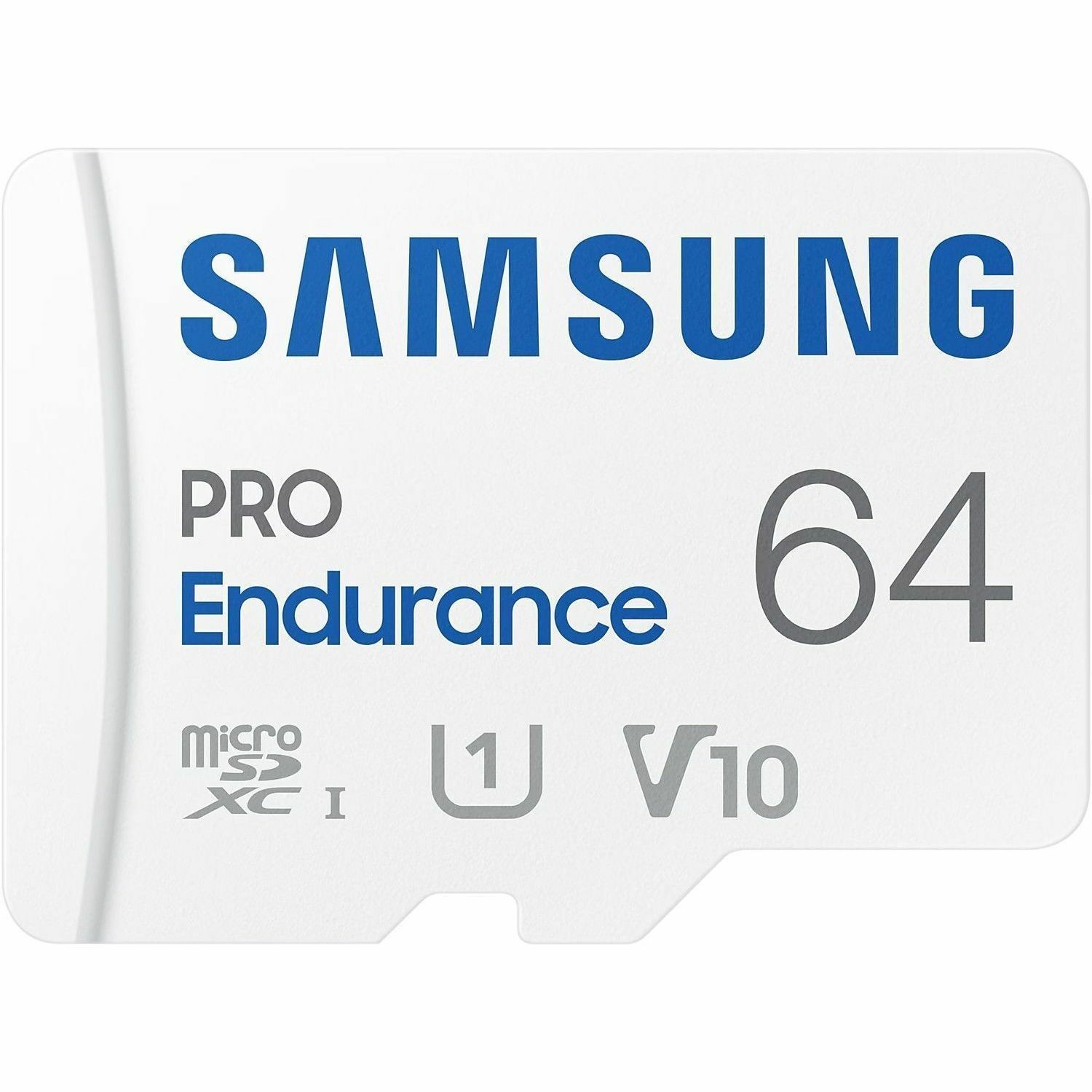 SAMSUNG (PRO ENDURANCE) 64GB MICRO SD CARD w/ADAPTER, CL10, 100R/30W MB/s, 5YR WTY