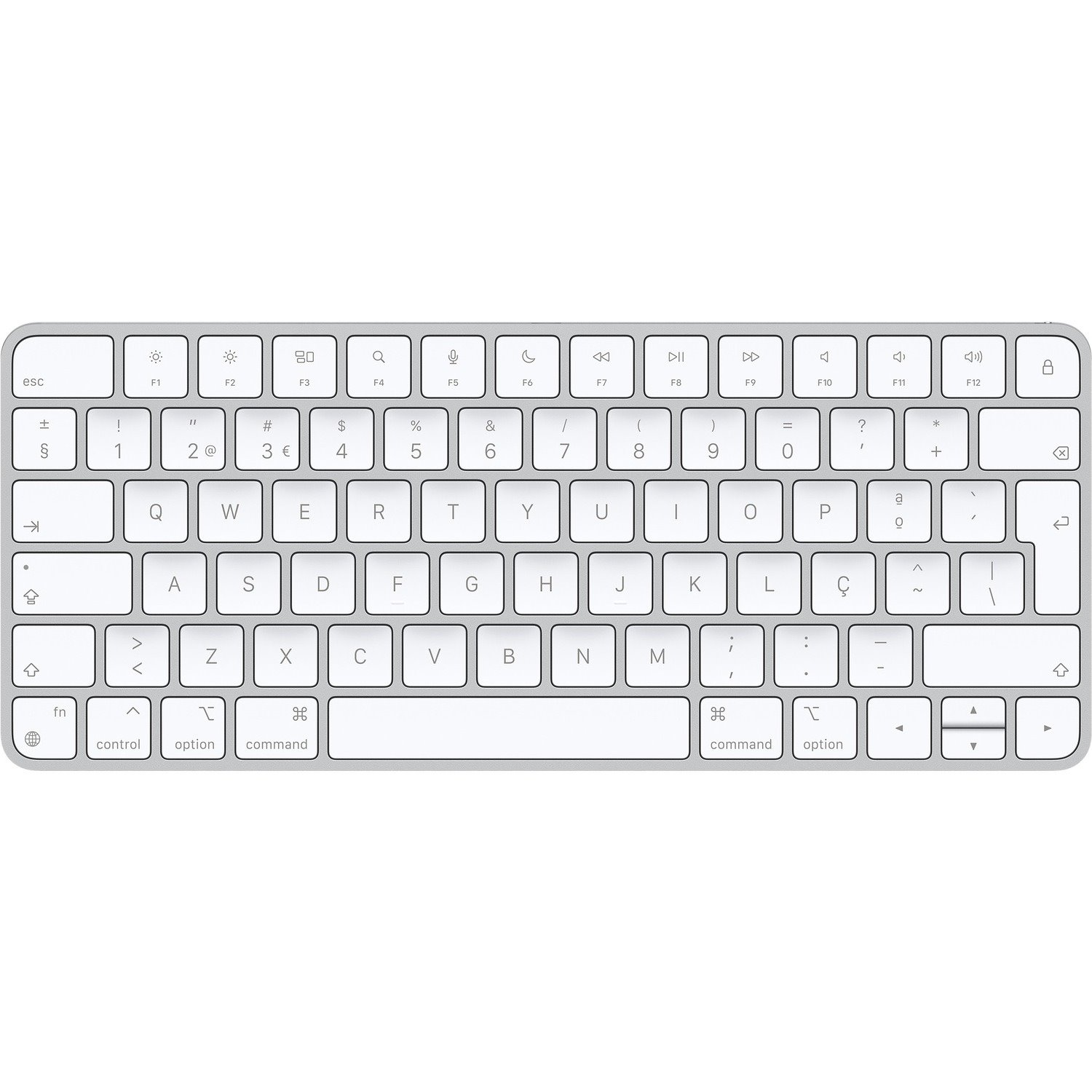 Apple Magic Keyboard - Wired/Wireless Connectivity - Lightning Interface - White