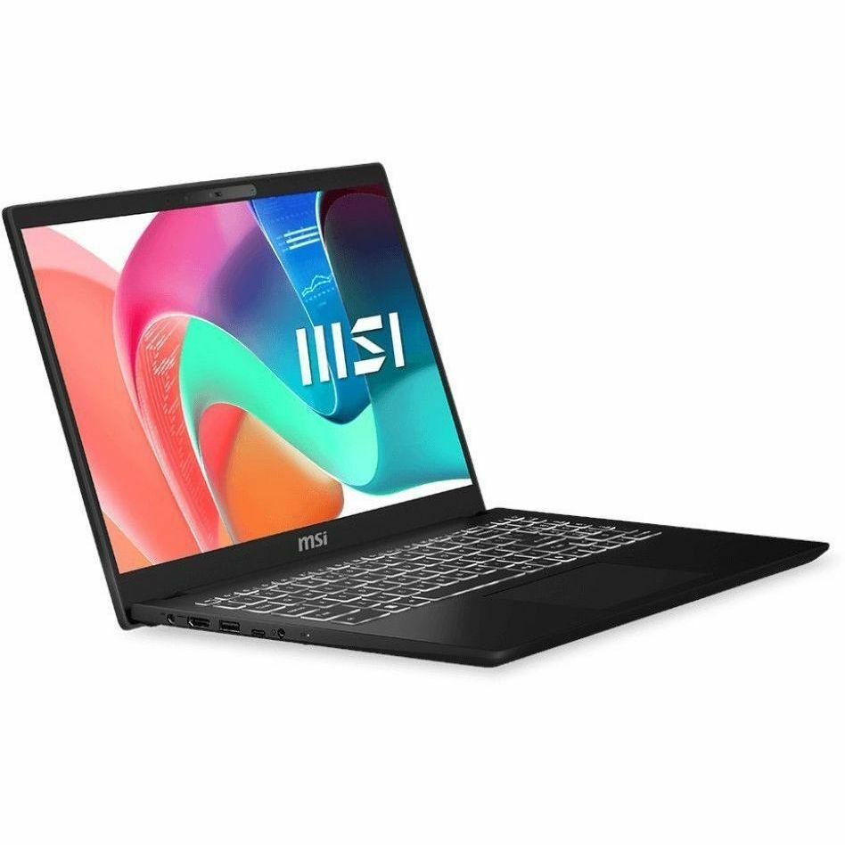 MSI Modern 15 H C2RM Modern 15 H C2RMTG-406US 15.6" Touchscreen Notebook - Full HD - 60 Hz - Intel Core 9 270H - 32 GB - 1 TB SSD - Classic Black