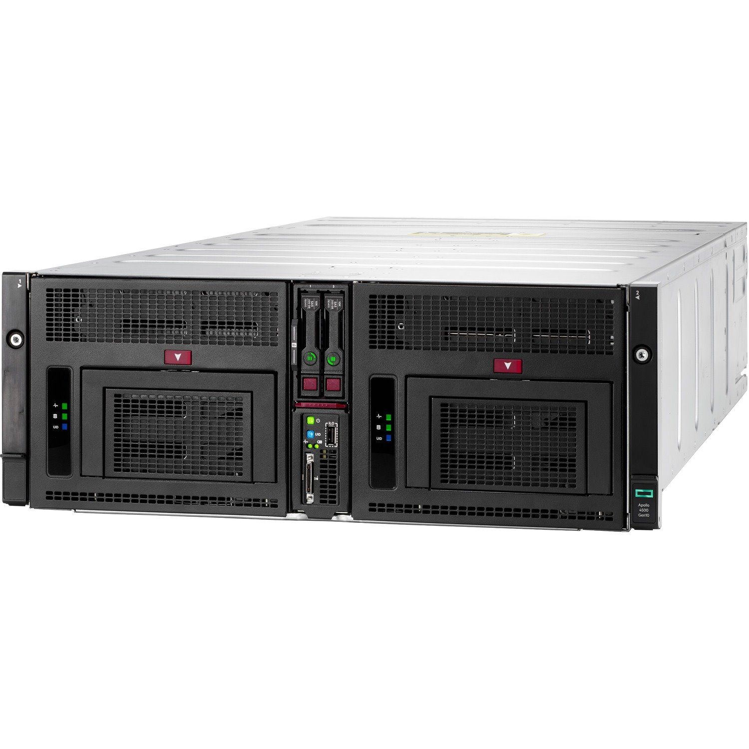 HPE ProLiant XL450r G10 4U Rack Server - 2 Xeon Gold 6140 2.30 GHz - 256 GB RAM - 400 TB HDD - (50 x 8TB) HDD Configuration - 13.60 TB SSD - (8 x 1.6TB, 2 x 400GB) SSD Configuration - Serial Attached SCSI (SAS) Controller
