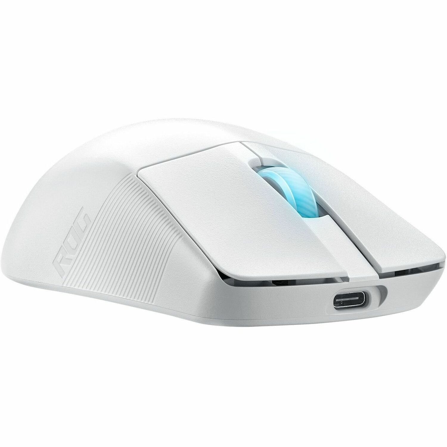 Asus ROG Harpe Ace Aim Lab Edition Gaming Mouse - Bluetooth/Radio Frequency - USB 2.0 - Opto-mechanical - 5 Button(s) - 5 Programmable Button(s) - White