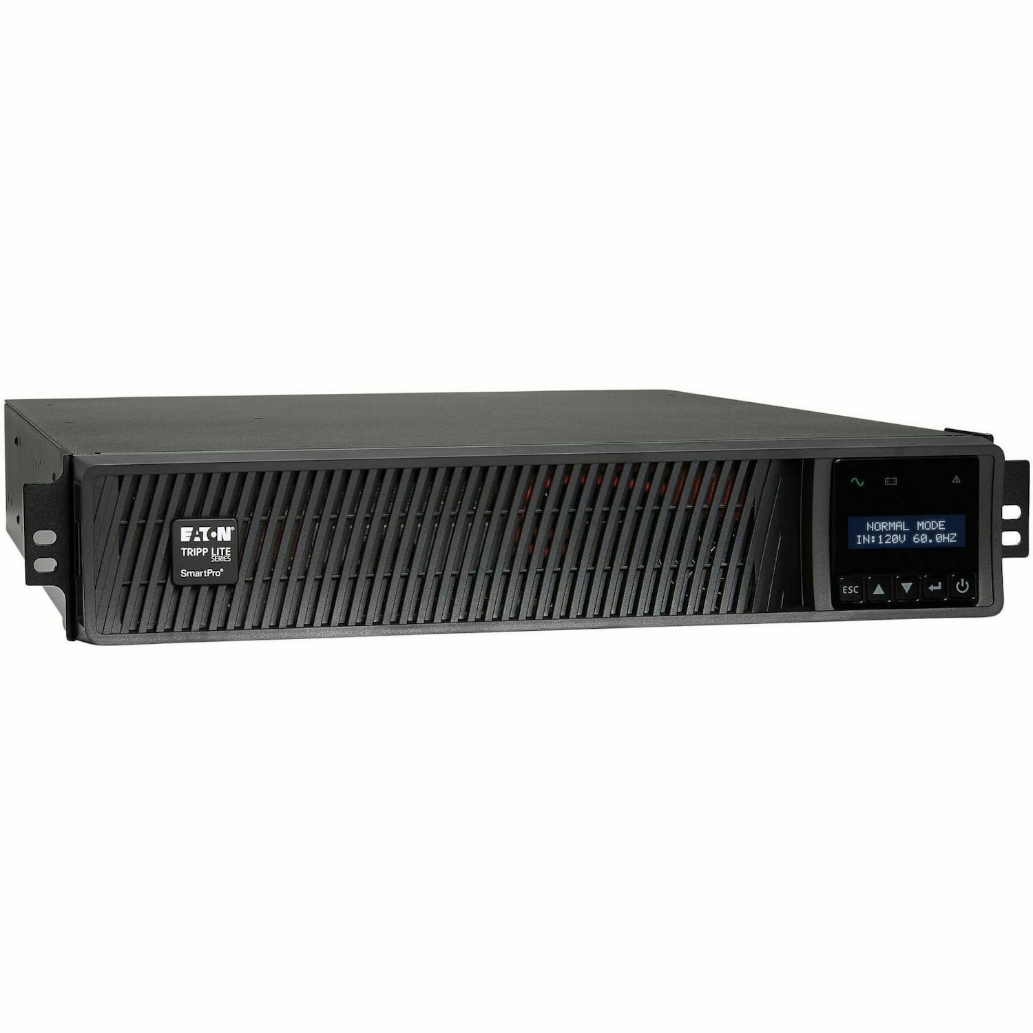 Eaton Tripp Lite Series SmartPro 3000VA 3000W 120V Line-Interactive Sine Wave UPS - 7 Outlets, Network Card Included, LCD, USB, DB9, 2U Rack/Tower