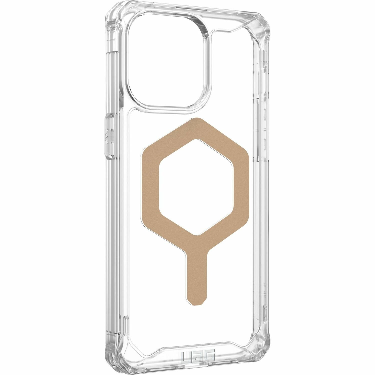 Urban Armor Gear Plyo iPhone 15 Pro Max Case - Ice/Gold