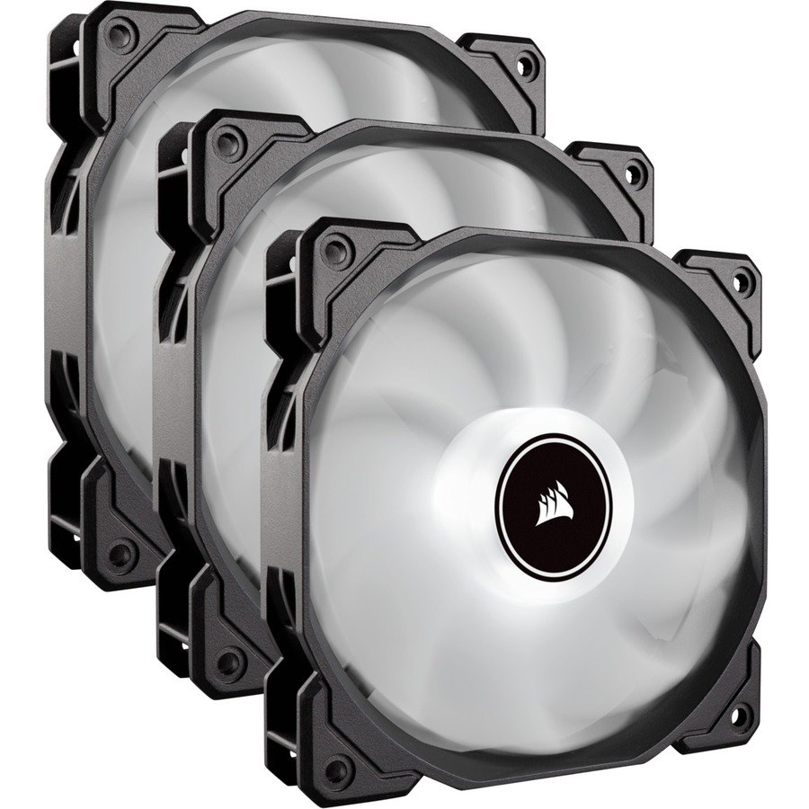 Corsair Air Series AF120 LED (2018) White 120mm Fan Triple Pack - 3 Pack