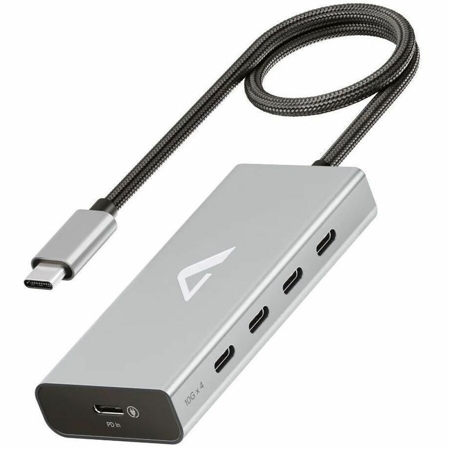 Alogic ZIP USB Hub - USB Type C - 1.25 GB/s - Desktop, Mobile Device, Printer, Flash Drive - Desktop - Black, Space Gray
