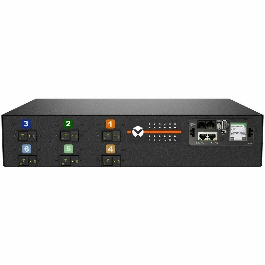 Vertiv Geist rPDU MNS5MDR6-12CF18-6PS15D0H10-S 12-Outlets PDU