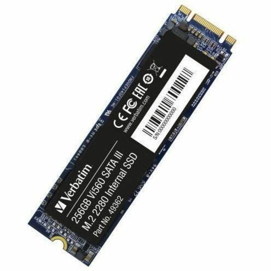 Verbatim Vi560 256 GB Solid State Drive - M.2 2280 Internal - SATA (SATA/600)