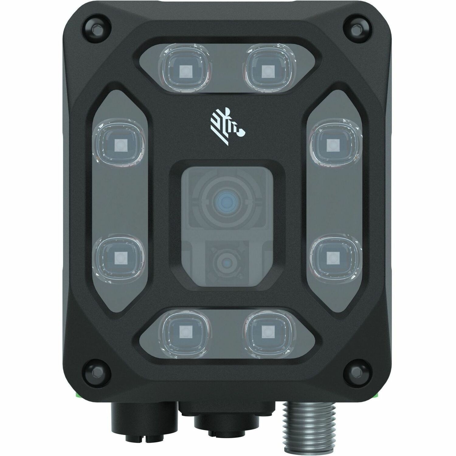 Zebra FS40 Robuust Industrieel, Logistiek, Fabriek, Pakhuis, Distributie Vaste bevestiging Barcodescanner - Kabel Verbinding - Groen