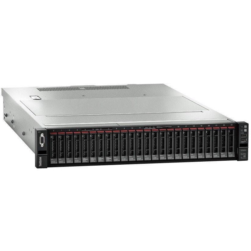 Lenovo ThinkSystem SR650 7X06A03KNA 2U Rack Server - 1 Xeon Gold 6148 2.40 GHz - 32 GB RAM - 12Gb/s SAS Controller