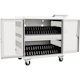 Eaton Tripp Lite Series Multi-Device Charging Cart, 32 USB Ports, iPad and Android Tablets, Wall-Mount Option, White