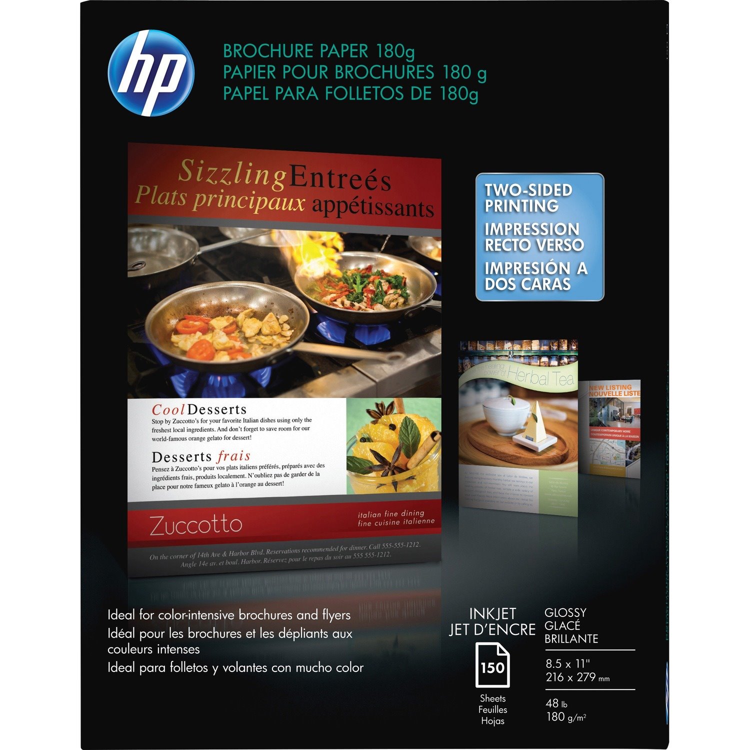 HP Glossy Brochure Inkjet Paper - Glossy