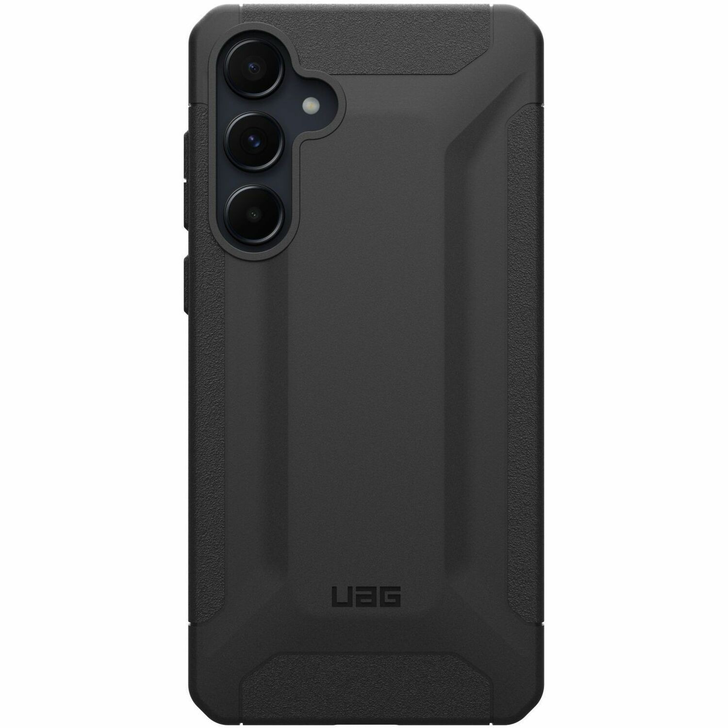 Urban Armor Gear Scout Rugged Case for Samsung Galaxy A55, Galaxy A55 5G Smartphone - Hex Pattern, Texture Bumper - Black