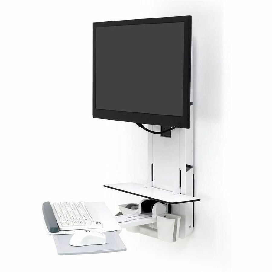 Ergotron StyleView Lift voor Monitor, Toetsenbord, Muis, Scanner - Wit
