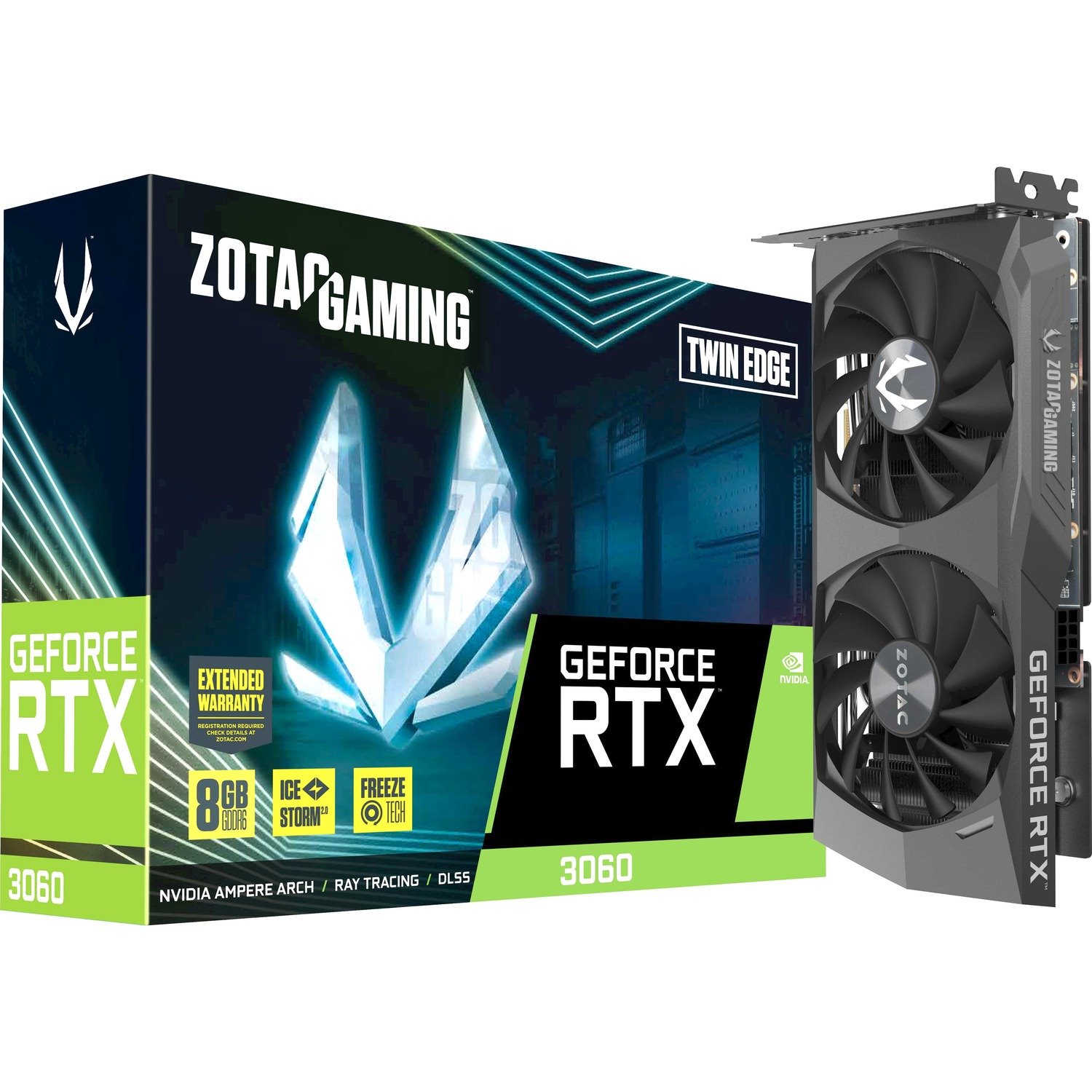 Zotac NVIDIA GeForce RTX 3060 Graphic Card - 8 GB GDDR6