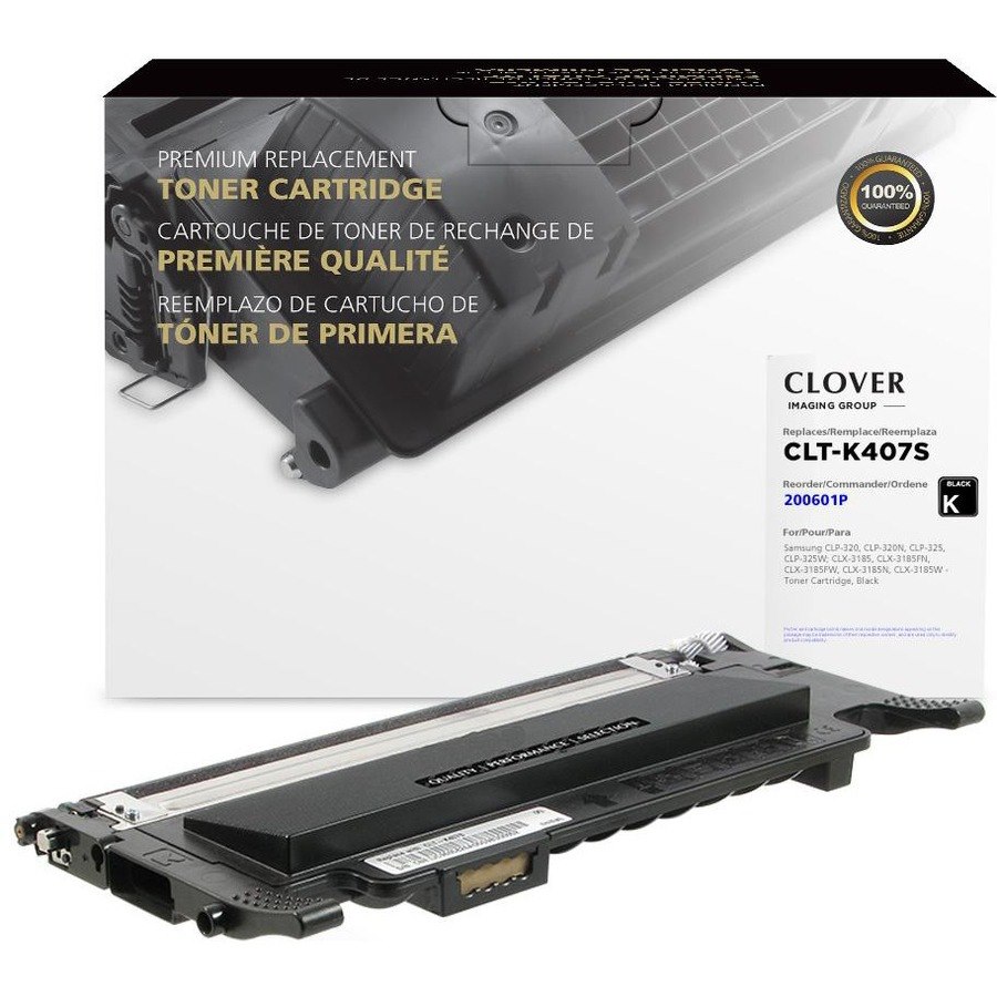 Clover Technologies Laser Toner Cartridge CLT-C4092S, CLT-K4072S, CLT-K407S - Black - 1 Pack