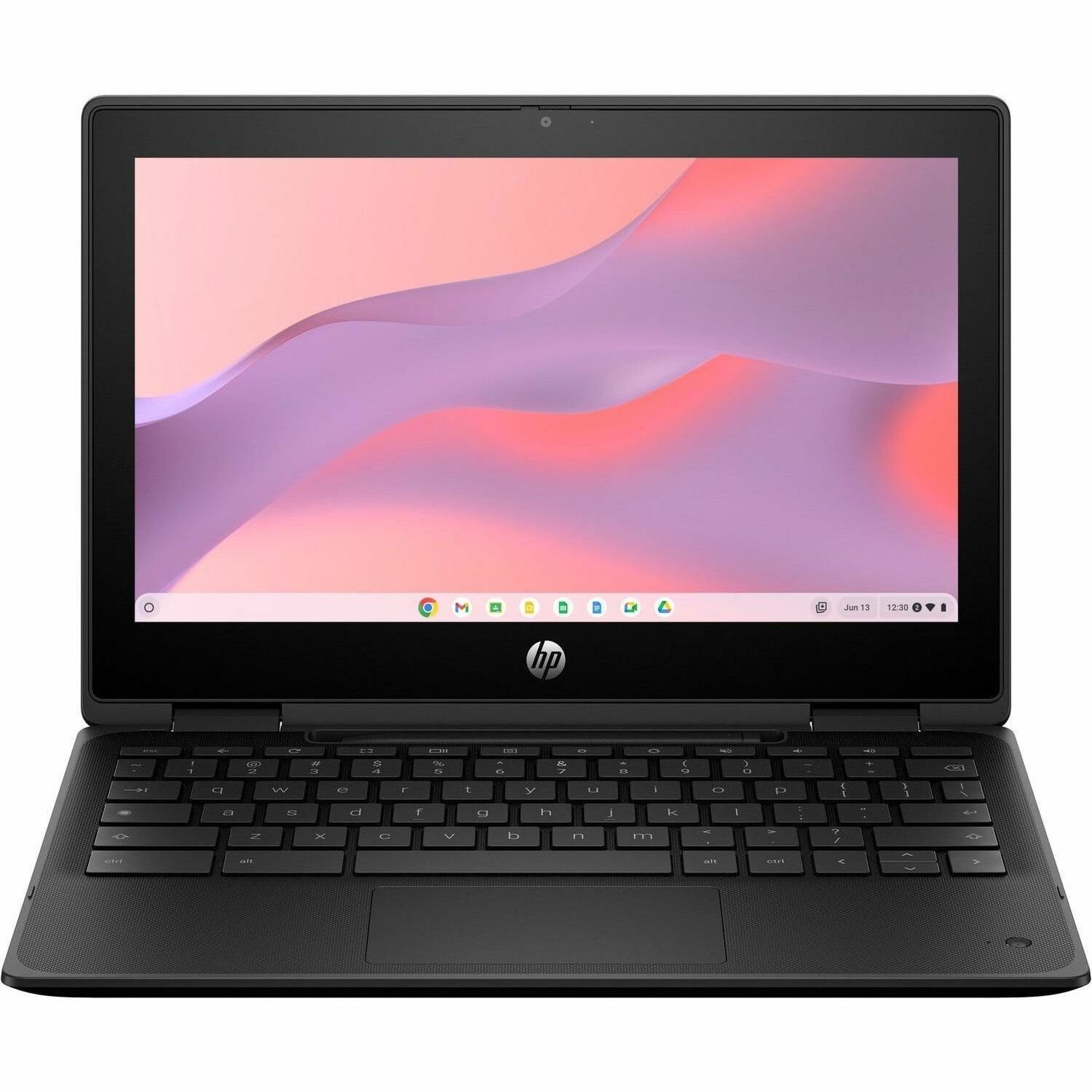 HP Fortis Flip G1m 11.6" Touchscreen Convertible 2 in 1 Chromebook - HD - Octa-core (ARM Cortex A76 + Cortex A55) - 64 GB Flash Memory - English Keyboard - Jet Black - Smart Buy