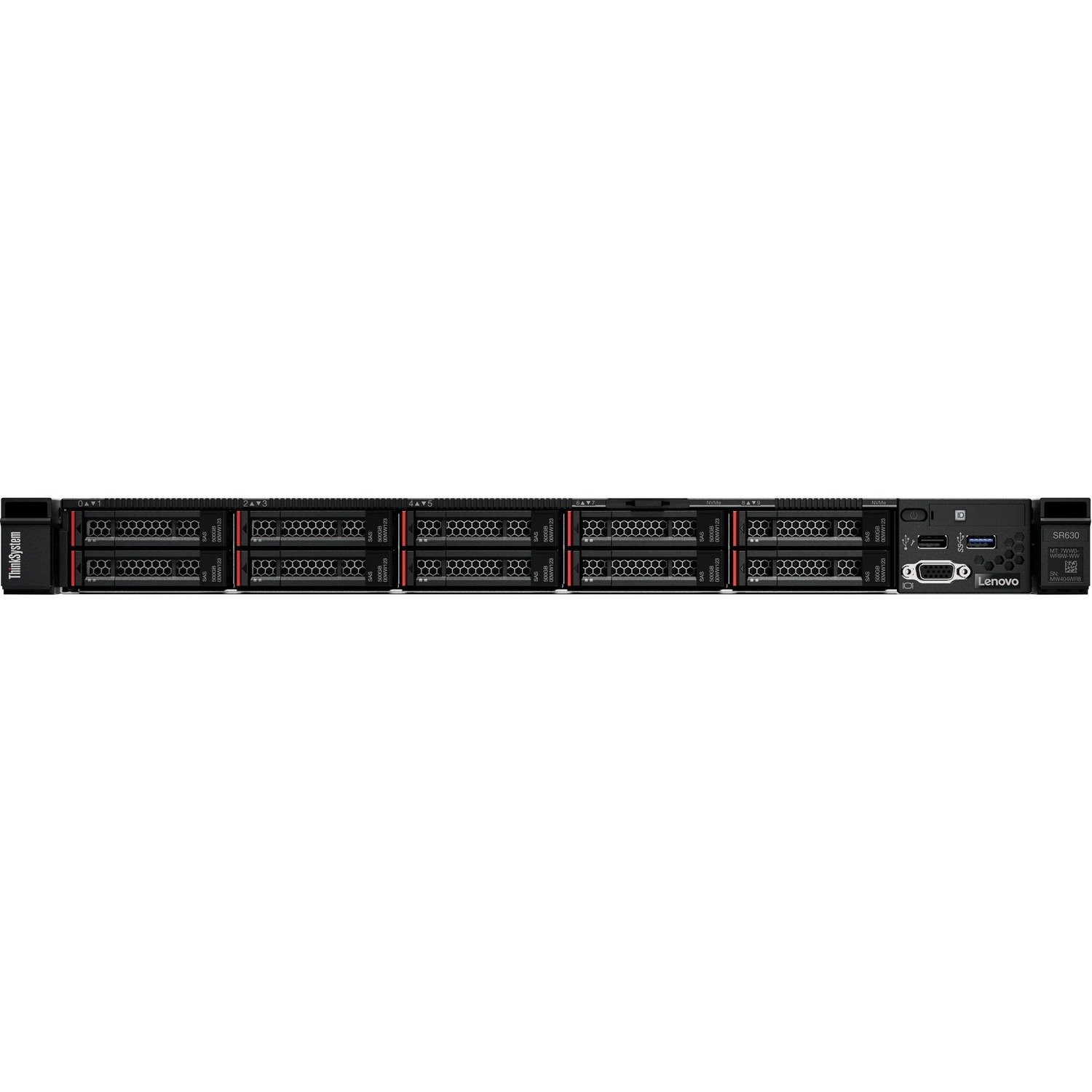 Lenovo ThinkSystem SR630 7X02A03HAU 1U Rack Server - 1 x Intel Xeon Gold 6134 3.20 GHz - 32 GB RAM - 12Gb/s SAS, Serial ATA/600 Controller