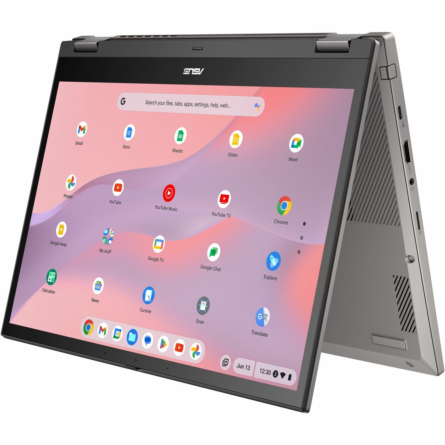 Asus Chromebook CB3 CB3401FBA-LZ0100 35.6 cm (14") Touchscreen Chromebook - WUXGA - Intel Core i5 12th Gen i5-1235U - 8 GB - 256 GB SSD - Grey