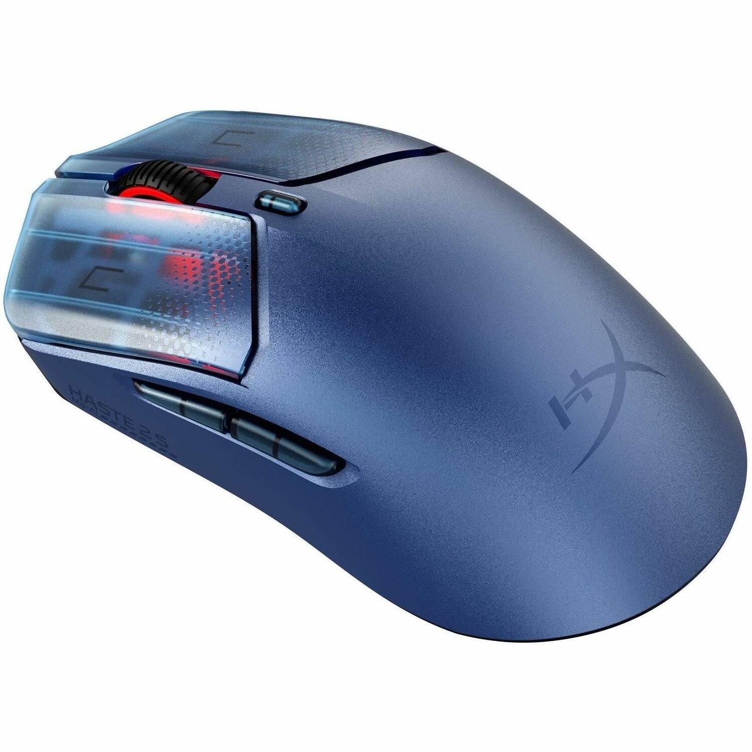HyperX Pulsefire Haste 2 S Gaming Mouse - Bluetooth/Radio Frequency - USB 2.0 - HyperX 26K - 6 Button(s) - Navy