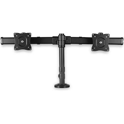 StarTech.com Desk-Mount Dual-Monitor Arm, For up to 27"(17.6lb/8kg) Monitors, Low Profile Design, Clamp/Grommet Mount, Dual Monitor Mount