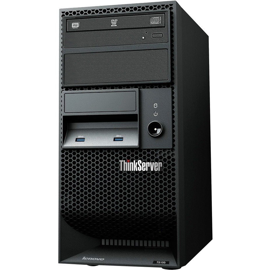 Lenovo ThinkServer TS150 70UB0028AZ 4U Tower Server - 1 Xeon E3-1245 v6 3.70 GHz - 8 GB RAM - Serial ATA/600 Controller
