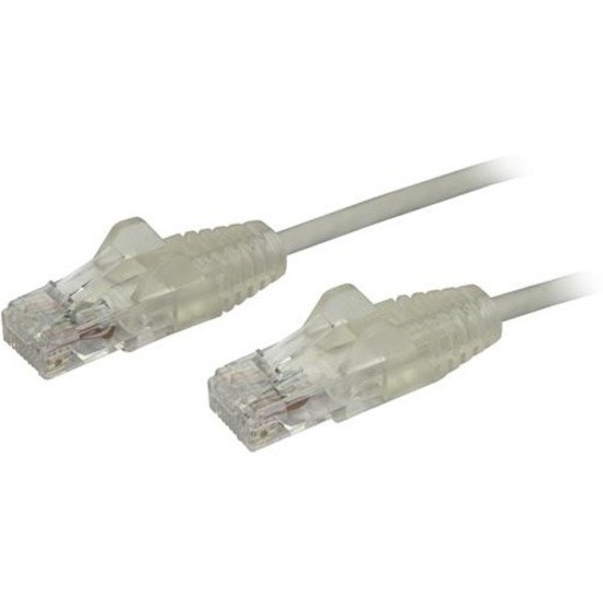 StarTech.com 6 in CAT6 Cable - Slim CAT6 Patch Cord - Gray Snagless RJ45 Connectors - Gigabit Ethernet Cable - 28 AWG - LSZH (N6PAT6INGRS)