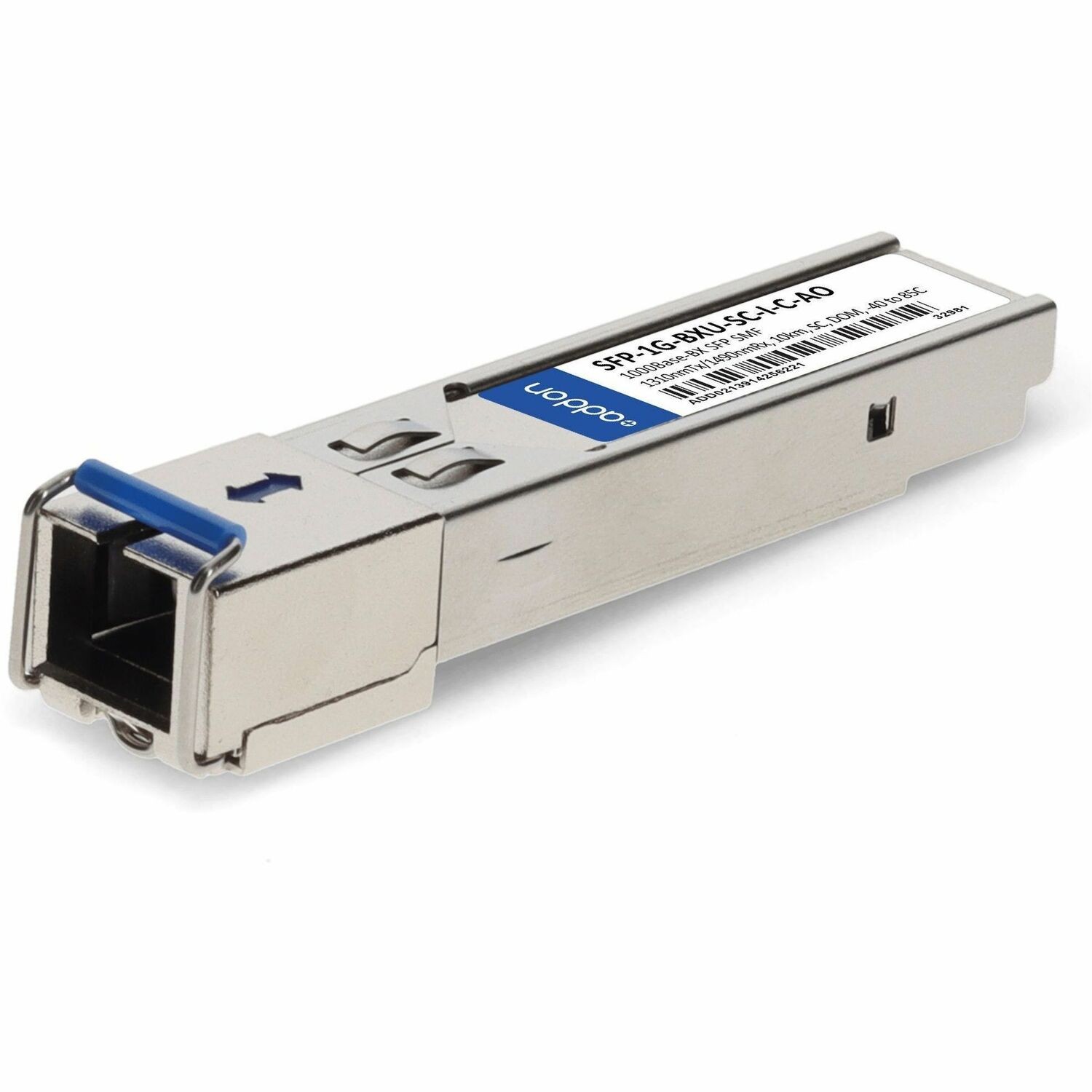 AddOn Cisco&reg; Compatible TAA 1000Base-BX SFP Transceiver (SMF, 1310nmTx/1490nmRx, 10km, SC, DOM, -40 to 85C)