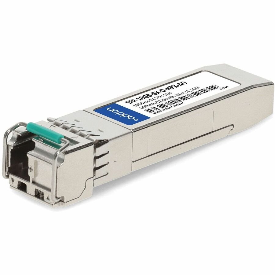 AddOn HP&reg; Compatible 10GBase-BX SFP+ Transceiver (SMF, 1330nmTx/1270nmRx, 10km, LC, DOM)