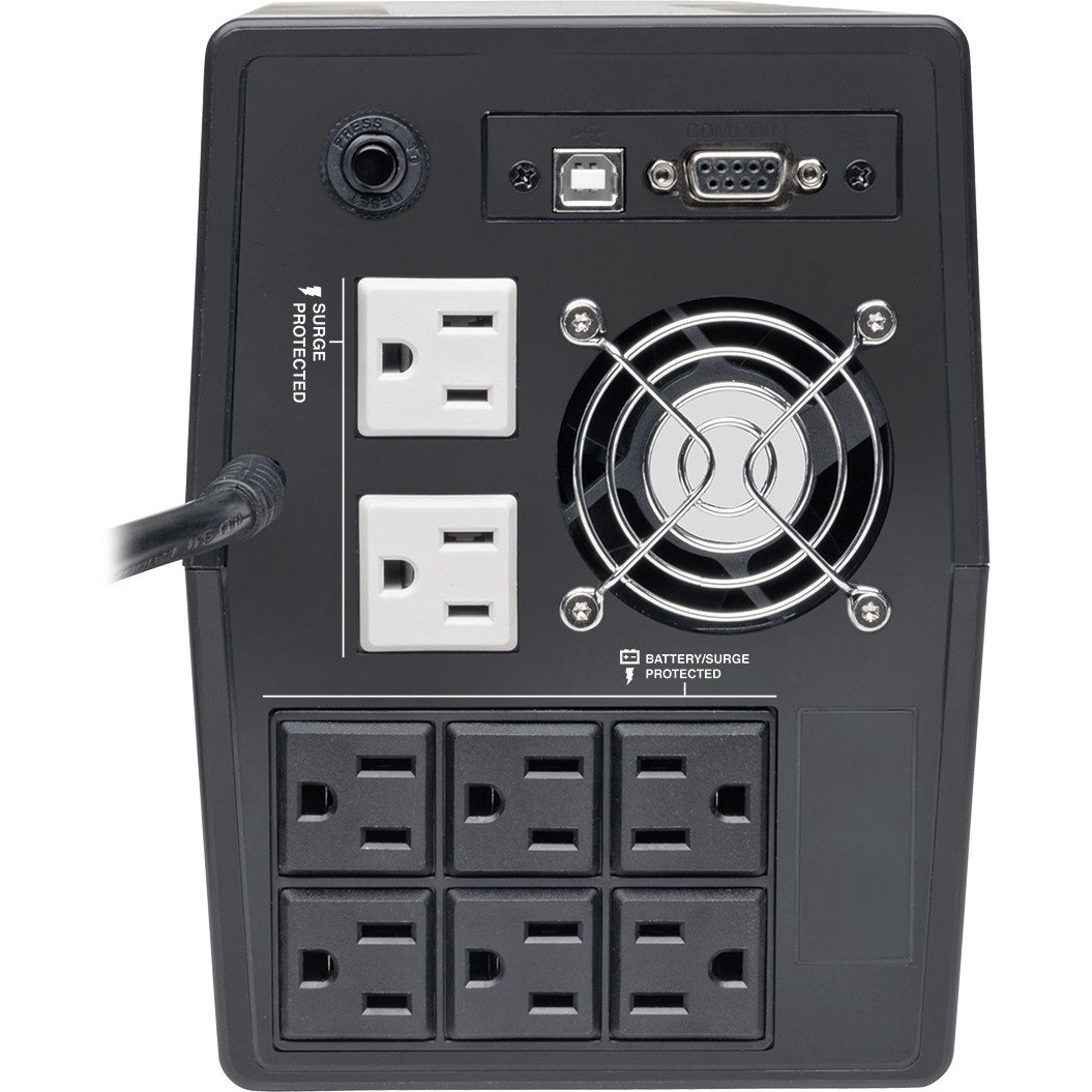 Tripp Lite by Eaton 1440VA 900W Line-Interactive UPS - 8 NEMA 5-15R Outlets, AVR, 120V, 50/60 Hz, USB, Serial, LCD, Tower