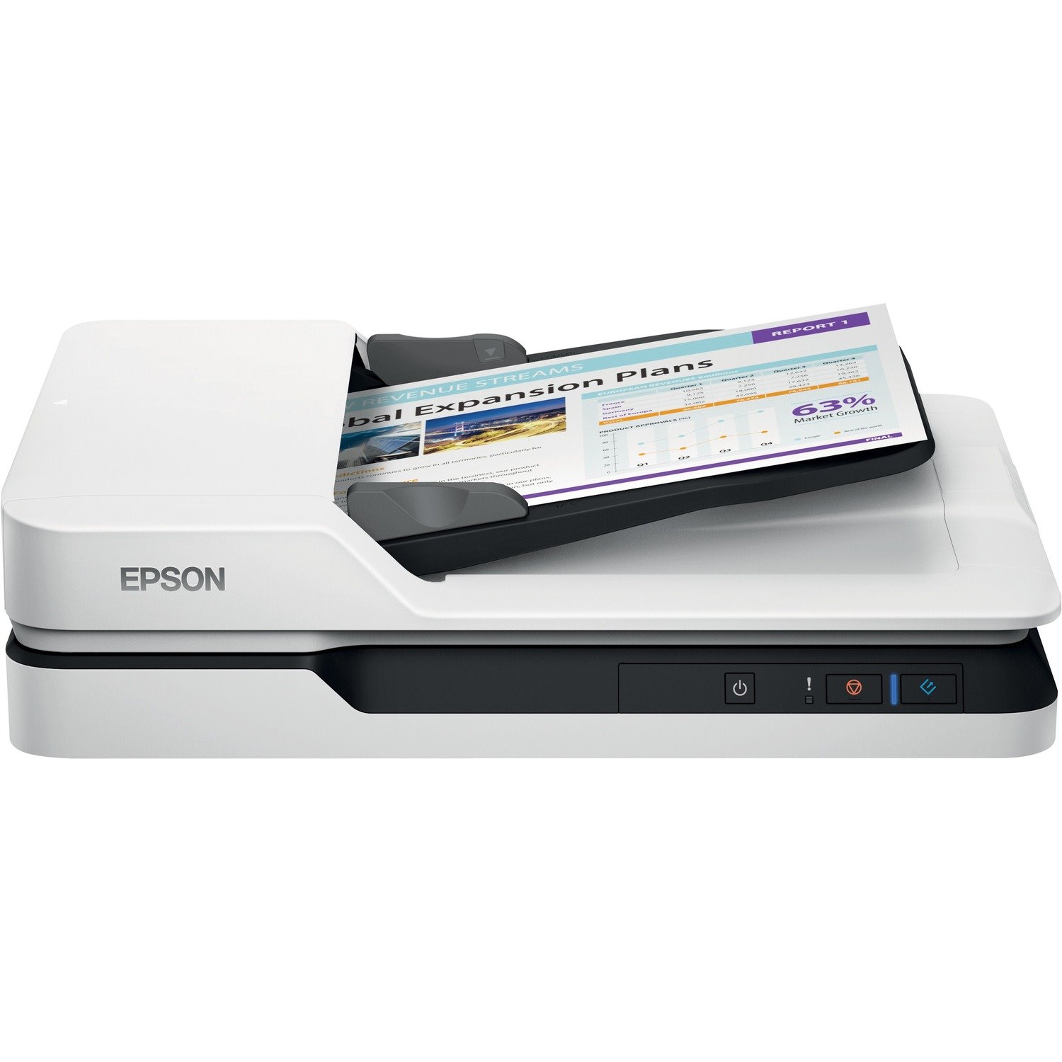 Epson WorkForce DS-1660W Flatbed Scanner - 1200 dpi Optical