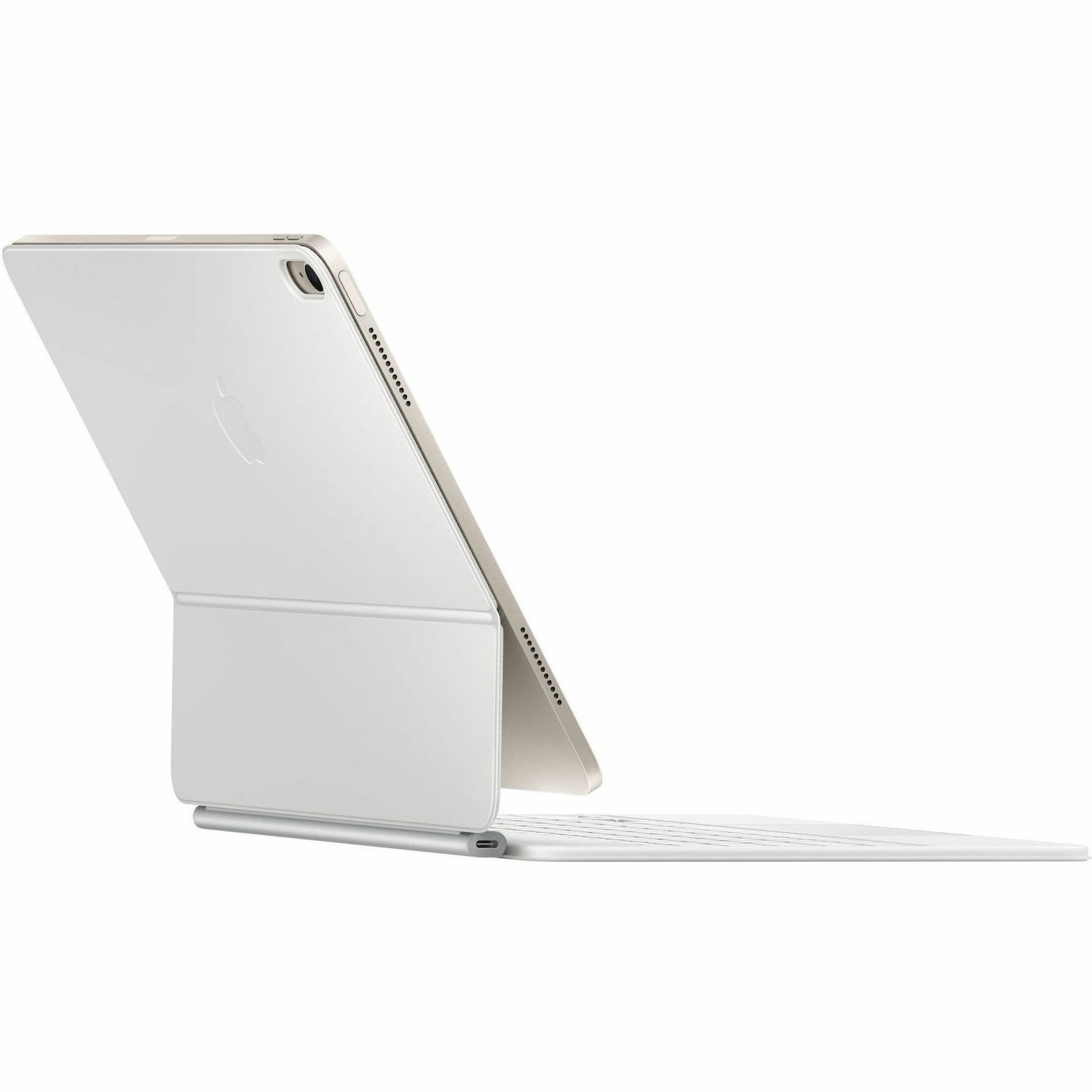 Apple Magic Keyboard/Cover Case for 13" Apple iPad Air 13 (2024), iPad Air 13 (2025) Tablet - Spanish Keyboard - White