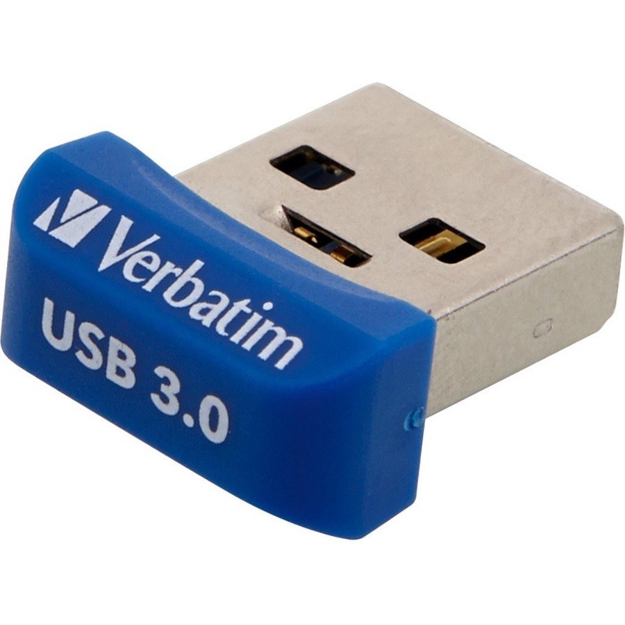 Verbatim Store 'n' Stay Nano 32 GB USB 3.0 Flash Drive - Blue