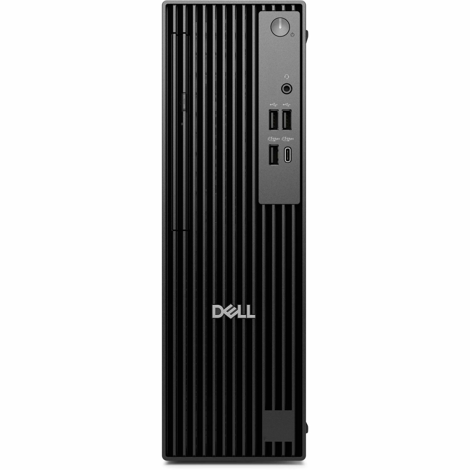 Dell Pro Slim QCS1250 Desktop Computer - Intel Core Ultra 5 Series 2 225 - 16 GB - 256 GB PCI Express NVMe SSD - Slim PC - Standard Black