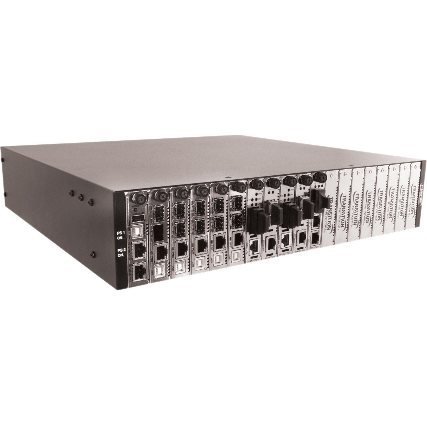 Transition Networks 19-Slot Chassis for the ION Platform, AC Powered