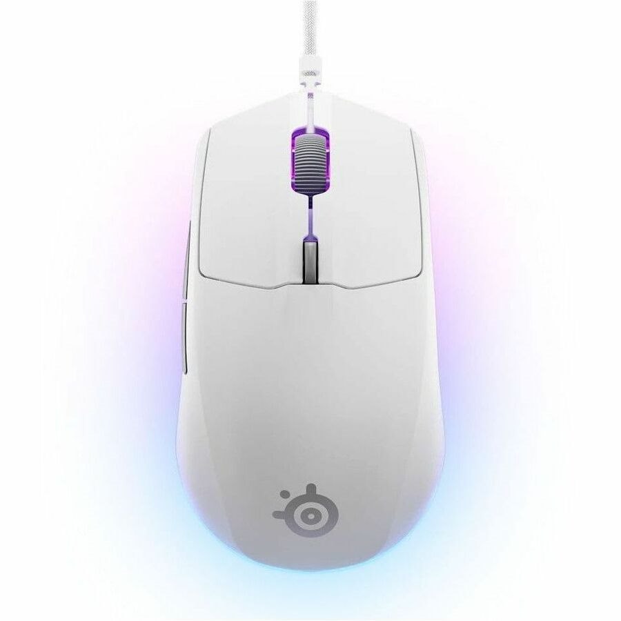 SteelSeries Rival 3 Gen 2 Gaming Mouse - TrueMove Core - 6 Button(s) - White