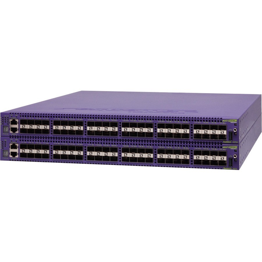 Lenovo Extreme Networks Summit 10 Gig Switch-Summit X670V-48t-BF-AC (17202)-10G Copper