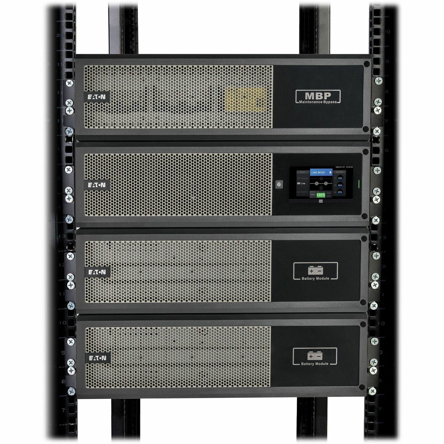 Eaton 20kW 208V 3-PH UPS with hardwired input and output, and Network-M3 card
