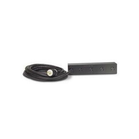 APC NetShelter Basic Rack PDU Extender, 2U, 30A, 200/208V, 4 NEMA L6-30 outlet