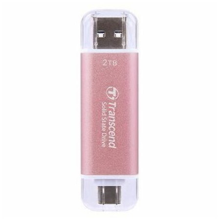 Transcend ESD310 2 TB Portable Solid State Drive - External - Pink