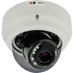 ACTi B67 3 Megapixel HD Network Camera - Monochrome, Color - Dome