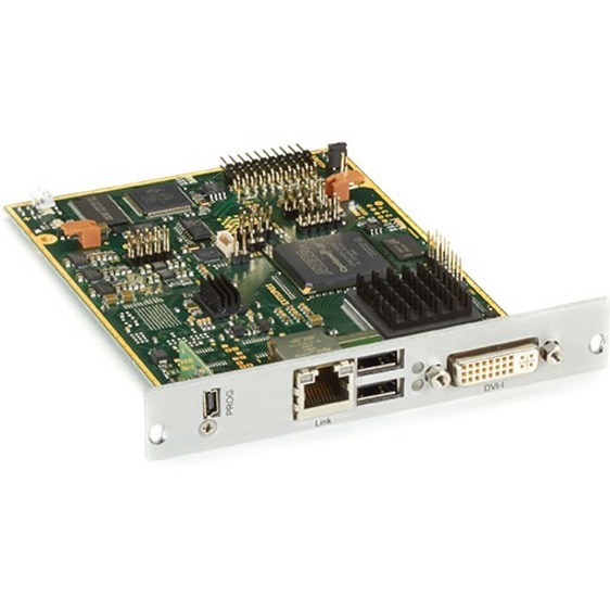 Black Box DKM FX Modular KVM Extender Transmitter Interface Card - DVI-I, USB HID, 2X CATx
